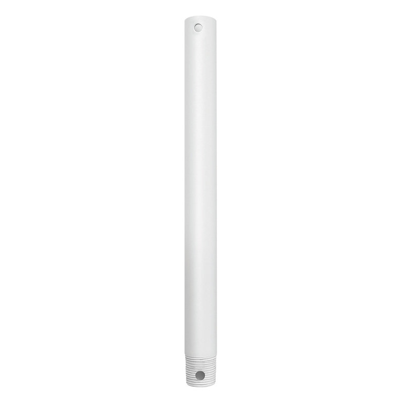 Ceiling Fan Down Rod, Chalk White, 12" H x 1" W x 1" D