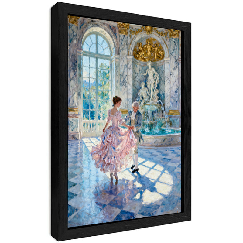 Reproduction d'art encadré noir rétro, H 11 po x l 9 po