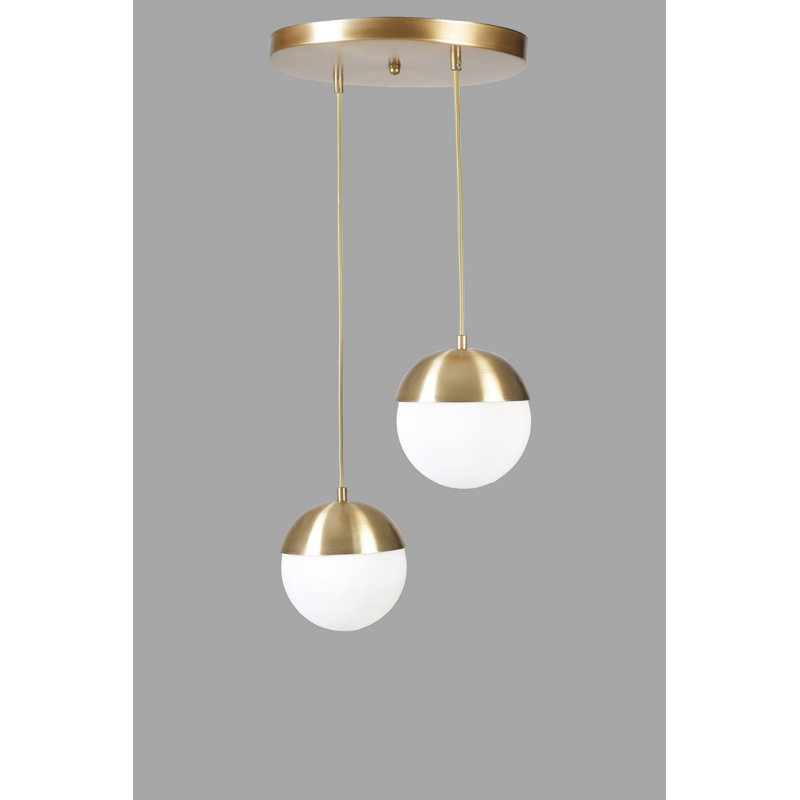 Chriselle - Light LED Pendant, Gold, White