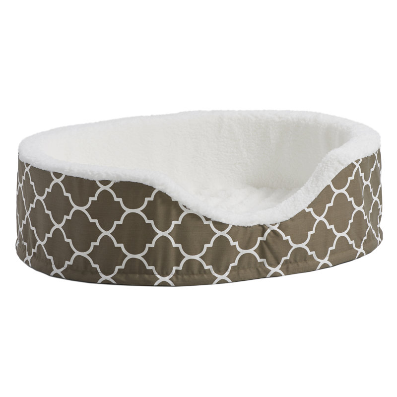 Medium Brown Orthopedic Egg-Crate Elevated Dog Bed