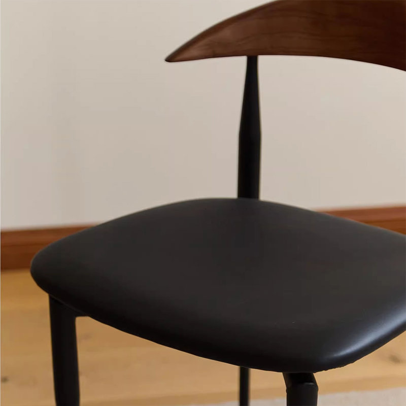 Modern simple solid wood table set, 29.52"H x 62.99"L x 33.46"W