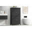Armoire de rangement autoportante moderne Iridell avec tablettes réglables et finition imperméable-126157645