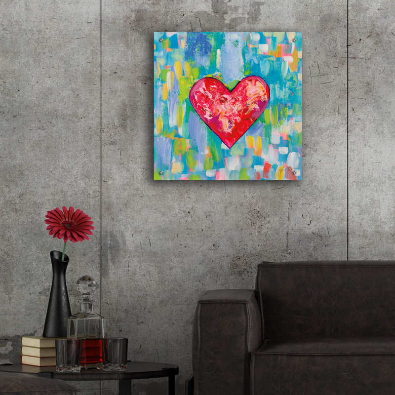 «True Love Bright» par Jeanette Vertentes, H 24 po x l 24 po x P 0,2 po