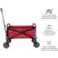 Wagon pliant pliant pour le jardin-115212388