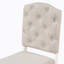 Ensemble de chaises de salle à manger style avec 4 chaises rembourrées pour la salle à manger et le salon (bois de chêne naturel et blanc cassé)-2079156572