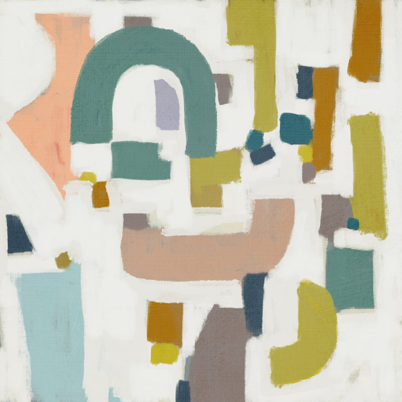 Convo I - Wrapped Canvas Print, 91cm H x 91cm W