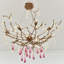 Akari Tree Branch Teardrop Chandelier Lighting, 23.6" Dia-748957735