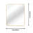 30 "X36" Rectangular Bathroom Wall Mirror-2033894975