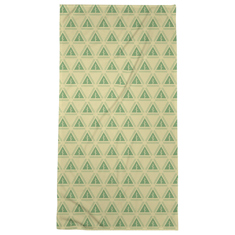 Barbra Beach Towel, Yellow/Green