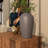 Ceramic Textured Decorative Vase-331326540