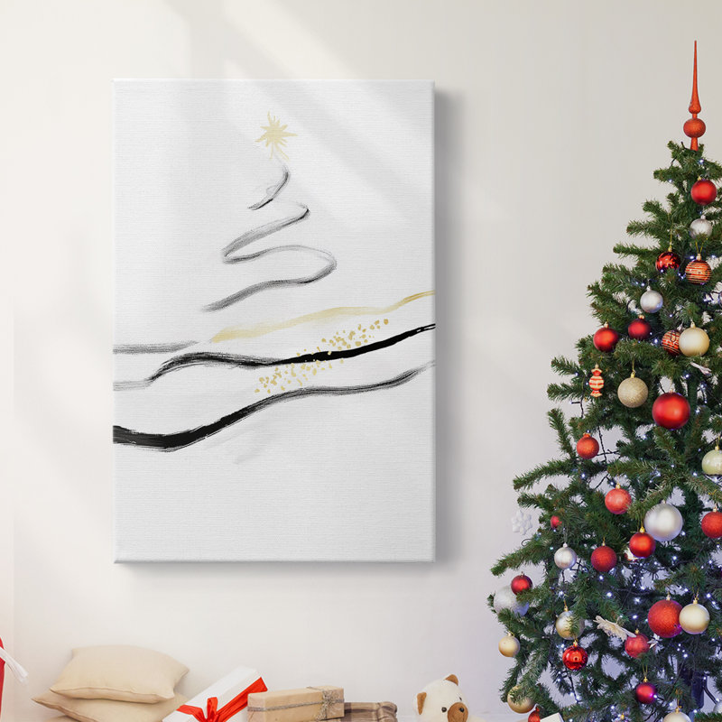 Art des Fêtes de Noël - Toile tendue avec châssis CD XXVI, H 60 po x l 40 po