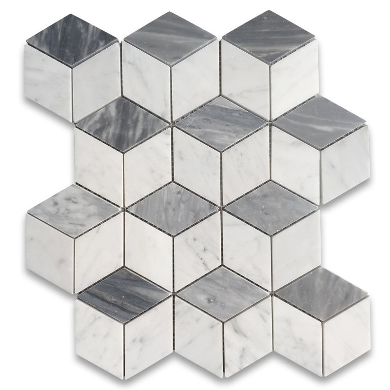 10" x 11" Marble Random Mosaic Wall & Floor Tile