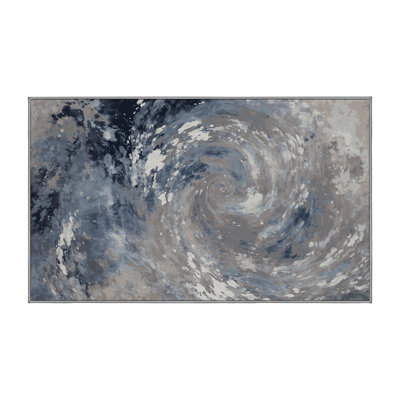 Machine Washable Gray Area Rug