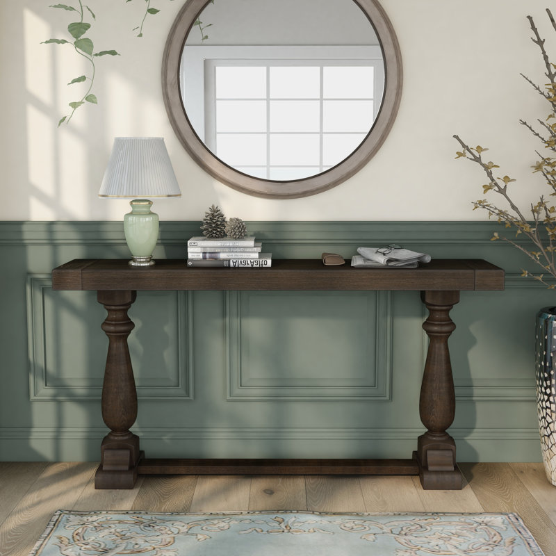 Console Yolande, Noyer foncé