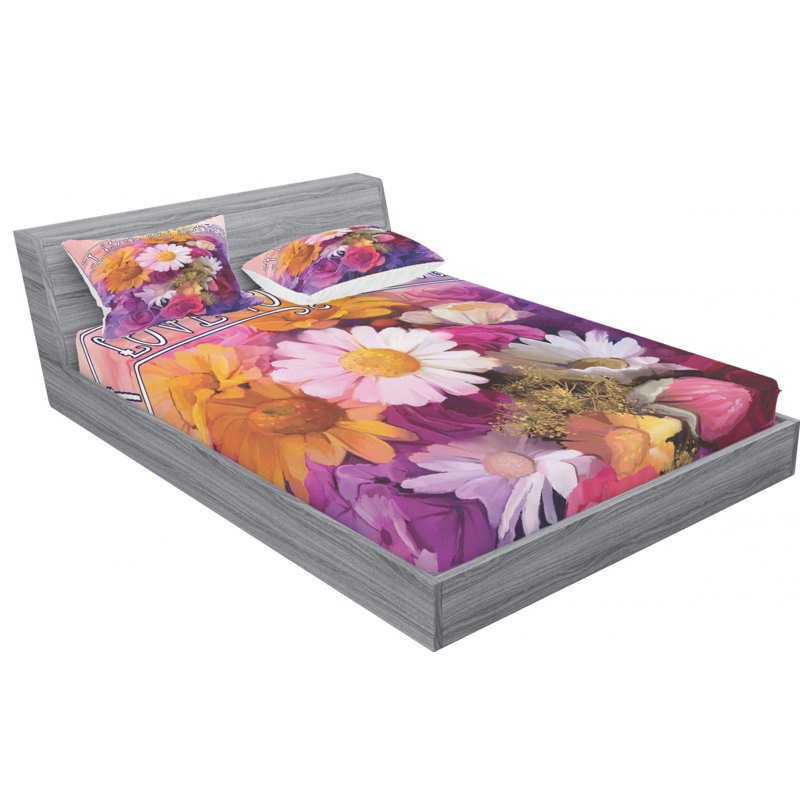 Microfiber Sheet Set, Full Sheet Set with Fitted Sheet