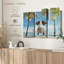 «Wooden Tropical Elephant» sur toile-98978521