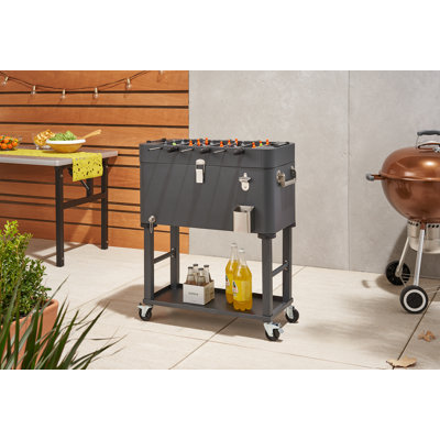 TRINITY 80 Qt./20 Gal. Detachable Tub Foosball Cooler w/
