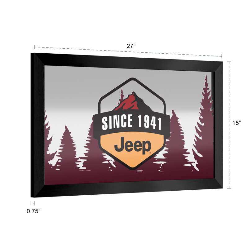 Wood Rectangle Wall Mirror