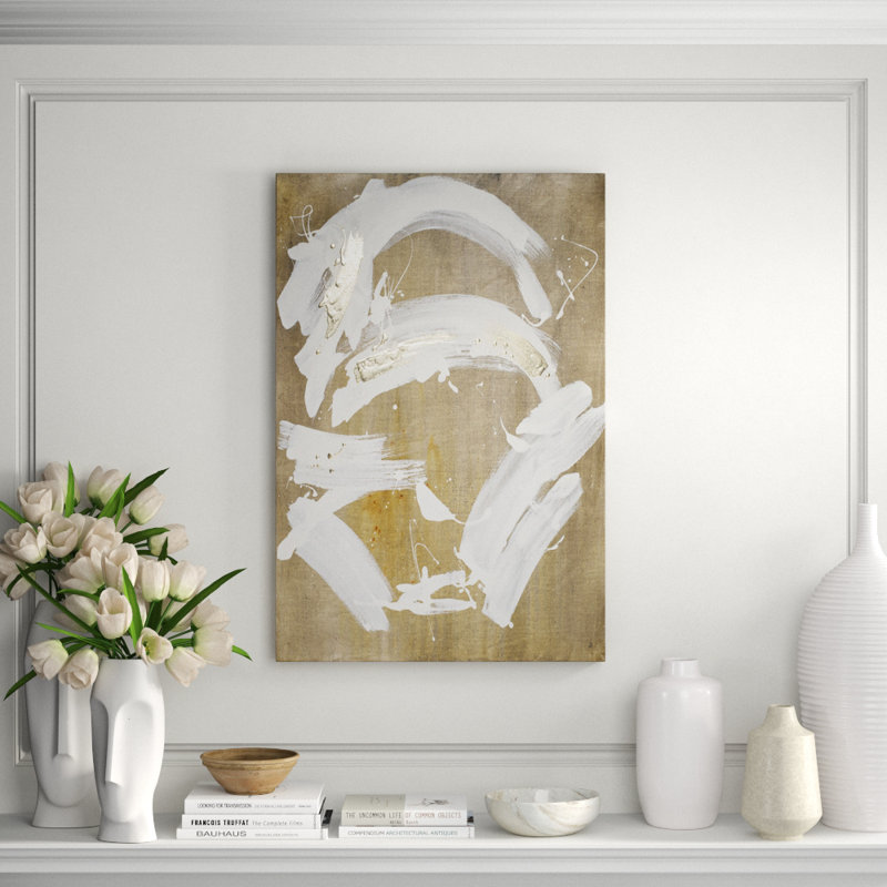 Gesture 2 Print by Jennifer Hollack Raboin, Stretched Canvas, 30" H x 20" W x 2" D
