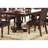 Formal Dining Room Table W Leaf  Pc Dining Table Only Double Pedestal Base Royal Rectangle Table