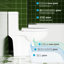 Toilette simple 1,28, économie d'eau, hauteur de siège confortable, blanc brillant 003, 003, siège charmant, fermeture en douceur