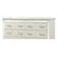 Commode à miroir Milan en bois blanc