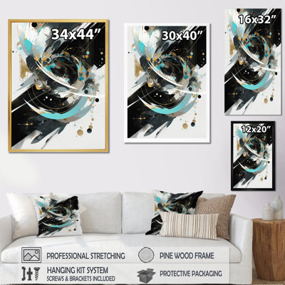 " Green White Cubist Kaleidoscope II "