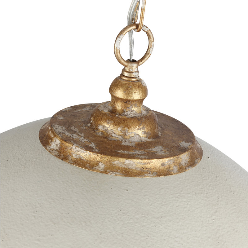Luminaire suspendu 5 lumières Alison, Beige