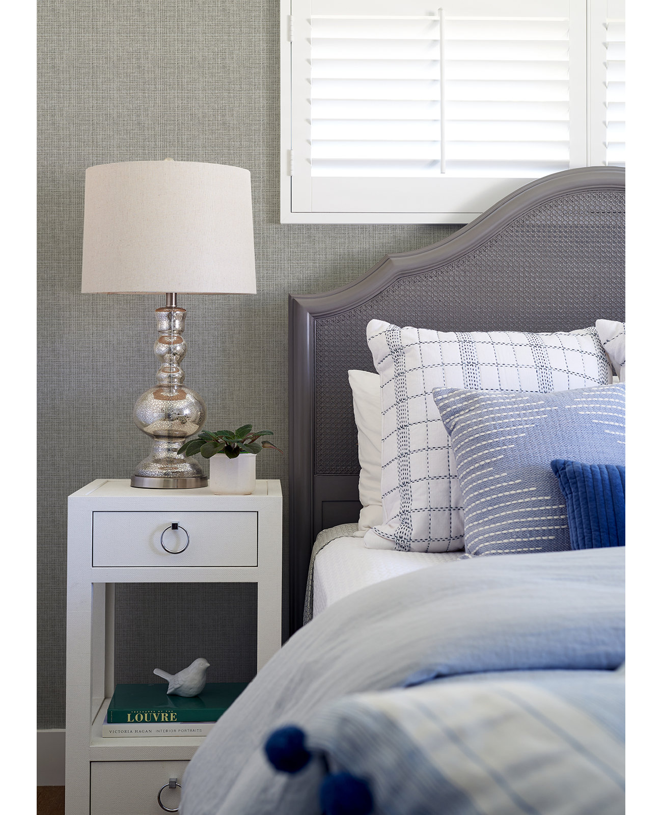 Quartney Wallpaper, Gray