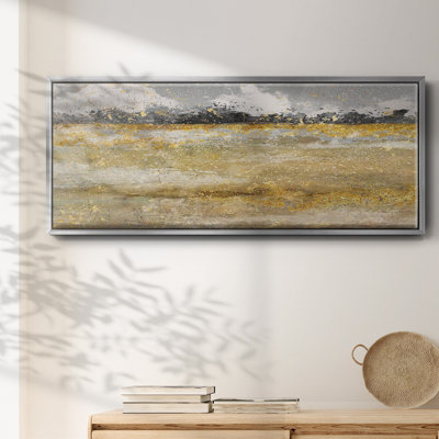 Meadow Shimmer I- Framed Canvas