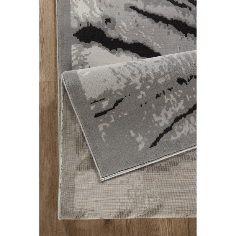 Tapis rustique moderne en polyester résistant aux taches pour les endroits très passants