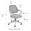 Chaise de bureau bleue Kurva-1818196546