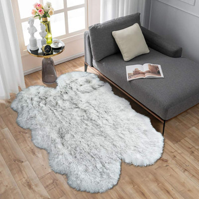 Sheepskin Abstract Indoor Rug