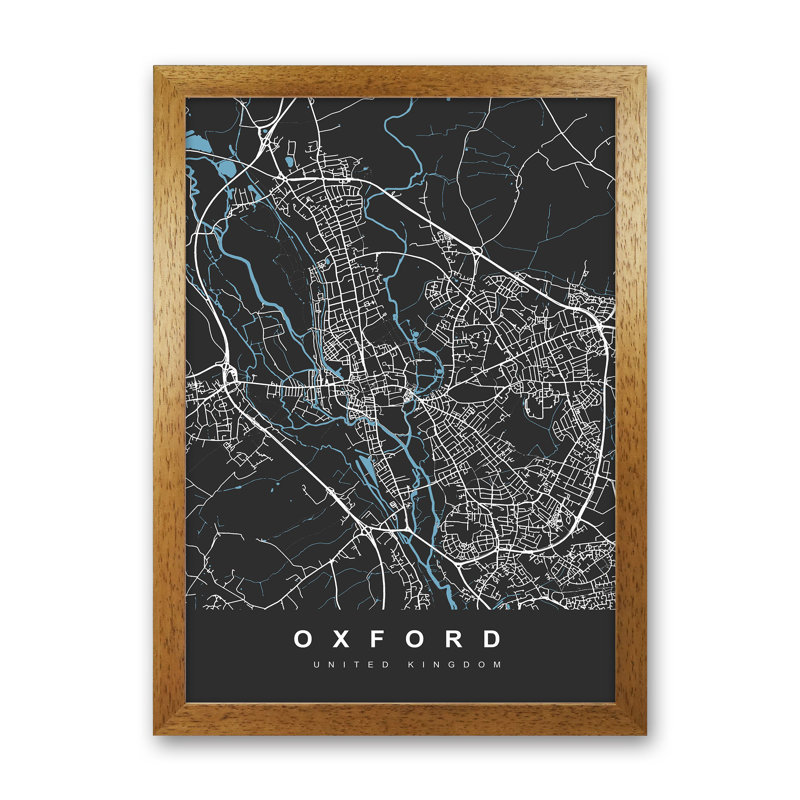 Oxford IV - Print, Brown Paper, 88cm H x 64cm W x 3cm D
