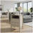 18" Beige Fluted Nightstand with 2 Drawers, Modern Bedroom Bedside Table, Sofa Side End Table with Storage-301083585-301083587
