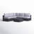 Bessemer Wicker Fully Assembled 4 - Person Seating Group with Cushions