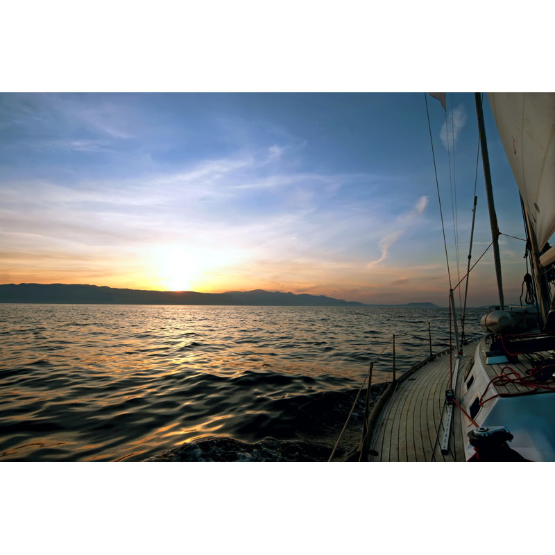 " Sailing Boat " by Aragami123345, 12" W x 8" H