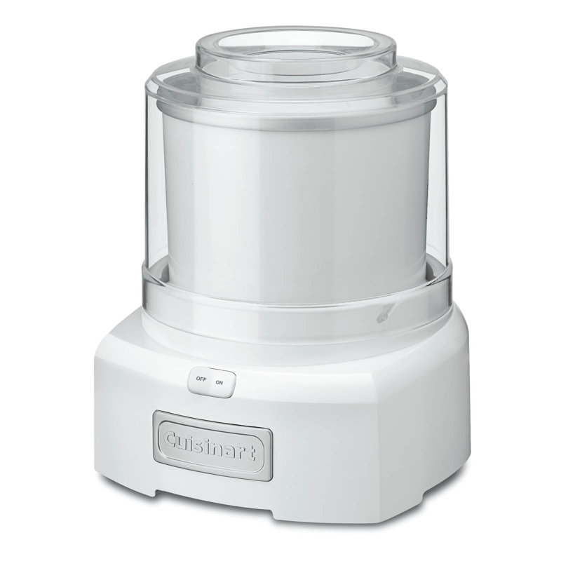 Cuisinart White Automatic Frozen Yogurt and Ice Cream Maker