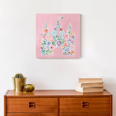 " Floral Castle " Painting Print