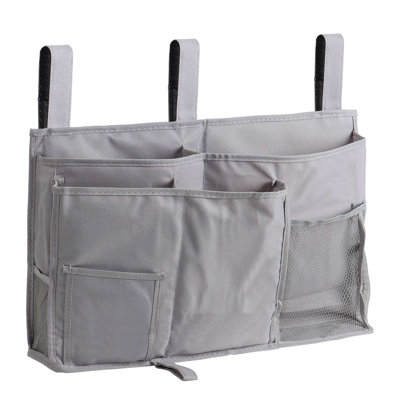 Bedside Caddy Large Hanging Bed Organizer Storage Bag for Bunk, Hospital Beds, Baby Bed Rails
