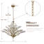Darcey 12 - Light 33"W Dimmable Empire Chandelier-656399403