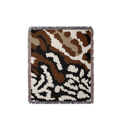 Animal Print  Cotton Throw Blanket