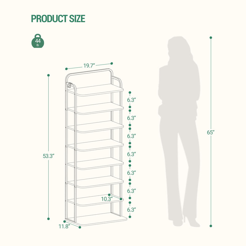 16 Pair Shoe Rack