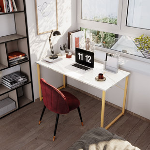 Modern Wrought Iron Computer Desks Home Bedroom Study Desk