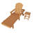 Laguna Outdoor Chaise Lounge with Table-88382408