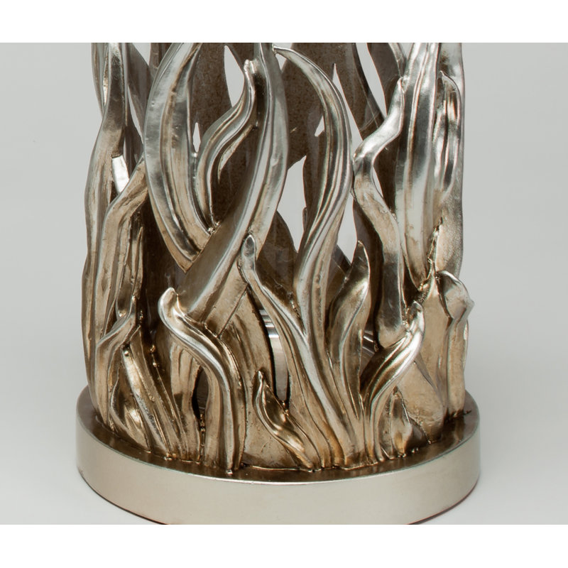 Table Vase, 14" H x 7.5" W x 7.5" D
