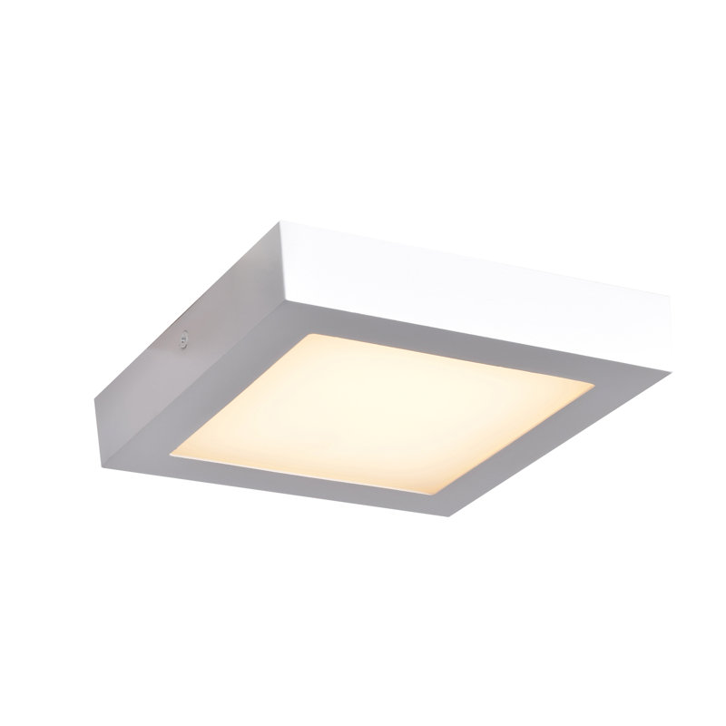 Josephs Acrylic Flush Mount, White