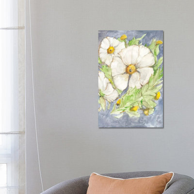 Mitilija Poppies by Jessica Mingo - Wrapped Canvas Painting