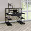 Bureau avec tablettes ouvertes et huche-1668714445