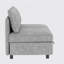 Causeuse-causeuse, canapé-lit de style Mid-Century moderne avec rangement-283167286